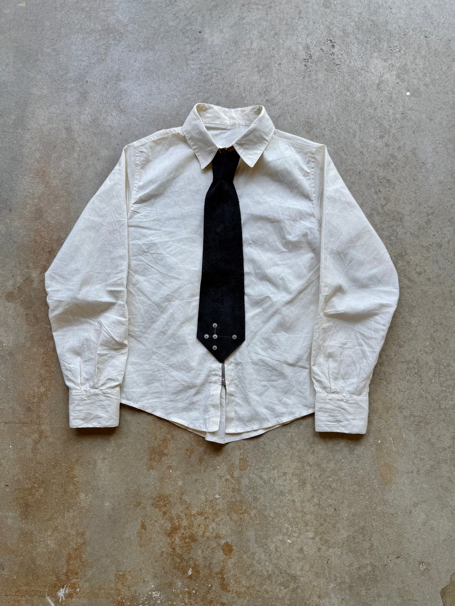 Roughout Suede Neck Tie