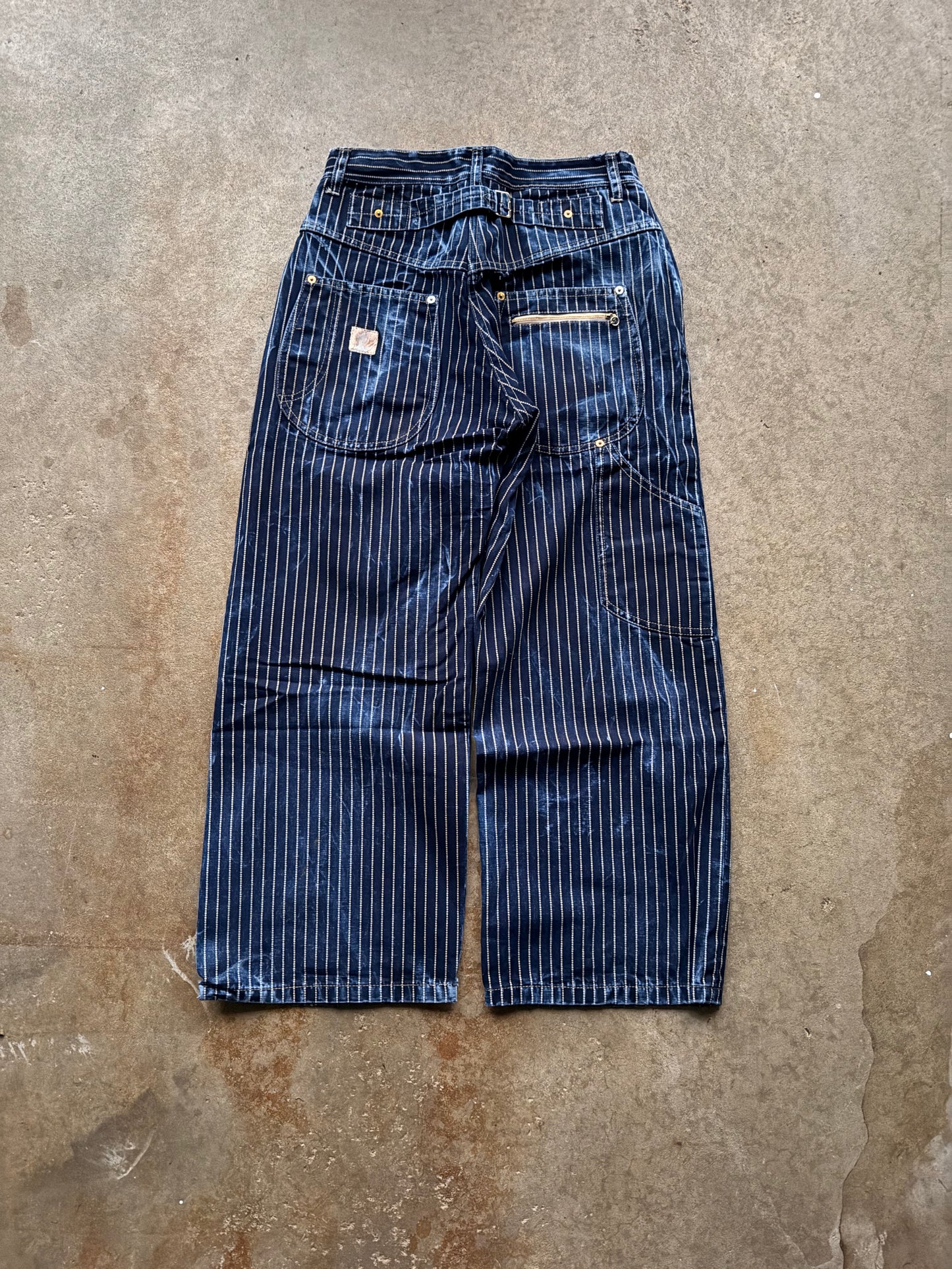 Sun-Faded Wabash Striped Jeans