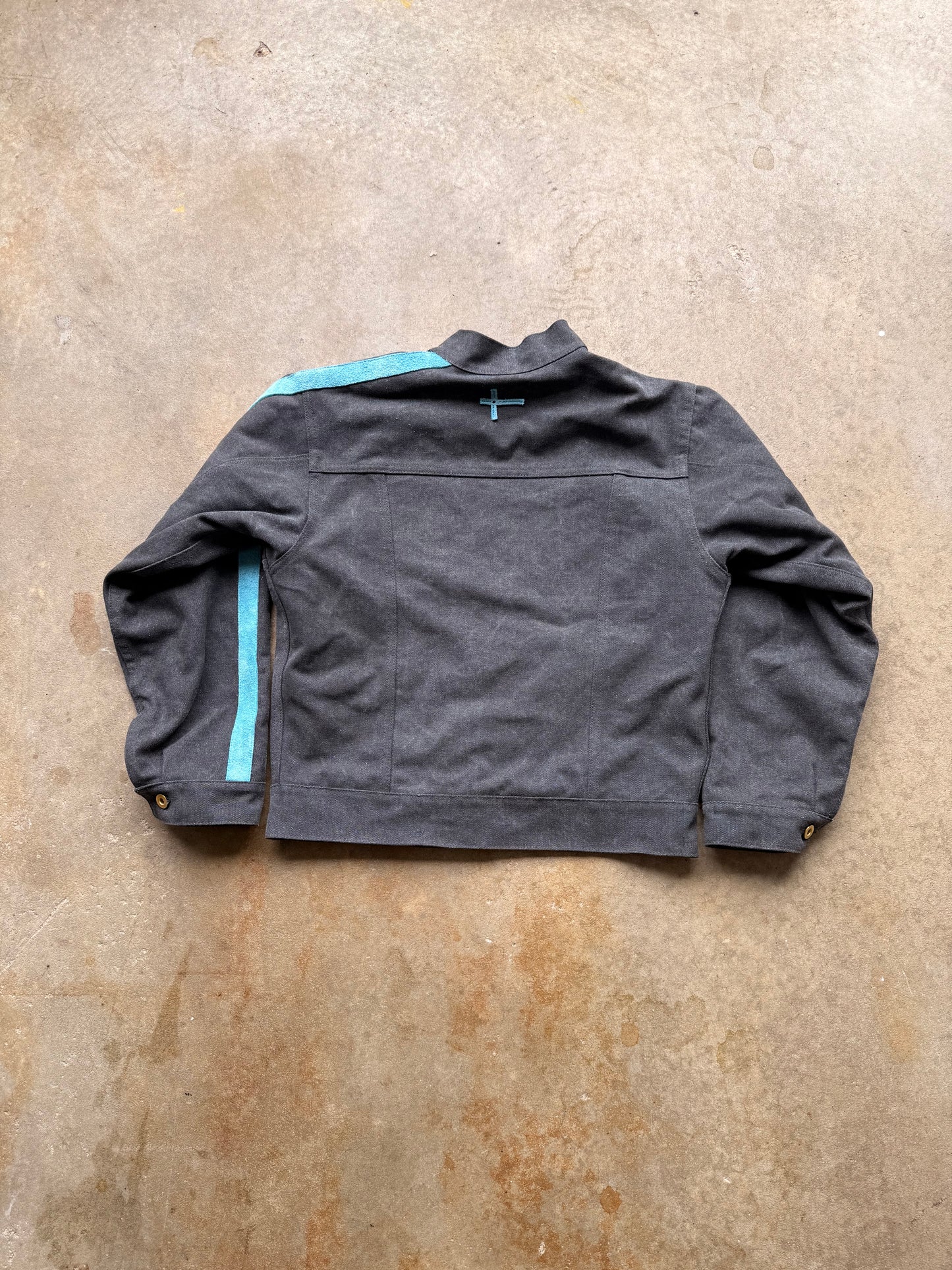 Teal Racer Jacket