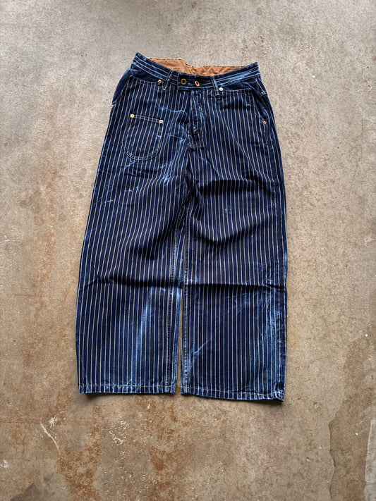 Sun-Faded Wabash Striped Jeans